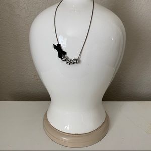 Silver Glitzy Betsey Johnson necklace